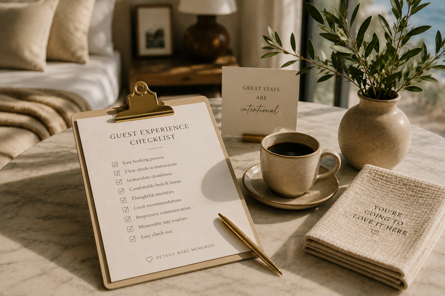 The Guest Experience Checklist: What 5 Star Reviews Consistently Mention